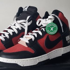 Nike Dunk 1985 HI/gym red/black, new, size 9.5/ 42.5